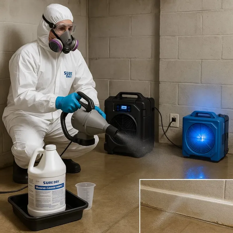 Sanitization and Odor Removal process in Canal Winchester, OH