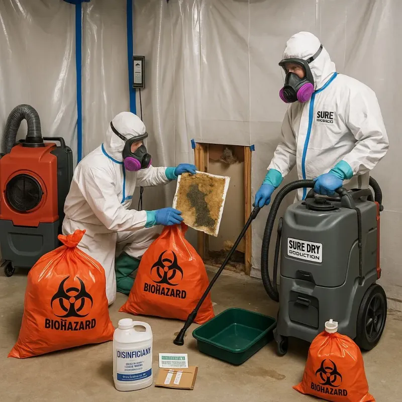 Contaminated Water Handling Protocols process in Canal Winchester, OH